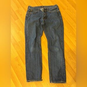 J. Crew Men's Dark Blue Straight Jeans - SUTTON fit